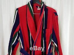 Vintage Brooks Brothers Heavyweight Terrycloth Bath Robe Tie Sash Belted Mens S