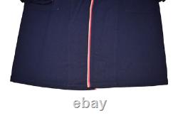 Vintage Brooks Brothers Robe Mens M Wool Navy Red Trim Bath Belted Shawl 60s