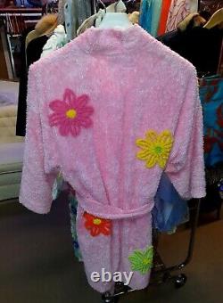 Vintage Canyon Group Bathrobe Tyler Darden Fight Club Pink Floral Design Robe