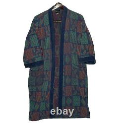 Vintage Christian Dior Bath Robe Colorful Rare Bathrobe Made In Turkey