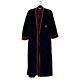 Vintage Christian Dior Bath Robe Men's One Size Velvet Logo Embroidery Monsieur