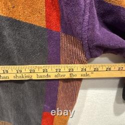 Vintage Christian Dior Le Connaisseur Terry Cloth Colorblock Bathrobe Mens OS