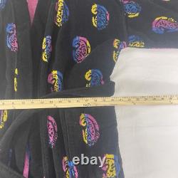 Vintage Christian Dior Monsieur Bath Robe One Size Cotton Retro Paisley 90s