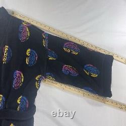 Vintage Christian Dior Monsieur Bath Robe One Size Cotton Retro Paisley 90s