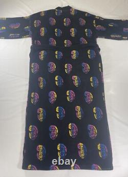 Vintage Christian Dior Monsieur Bath Robe One Size Cotton Retro Paisley 90s