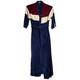 Vintage Christian Dior Monsieur Mens Multicolor Velour Bath Robe One Size
