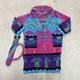 Vintage Cypress By Juana Sunrise Pineapple Cotton Terry Bath Robe One Size