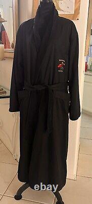 Vintage Cypress Hotel & Spa Bathrobe Spa Robe Lined Black OSFA
