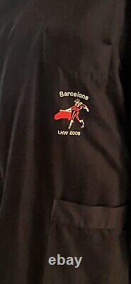 Vintage Cypress Hotel & Spa Bathrobe Spa Robe Lined Black OSFA