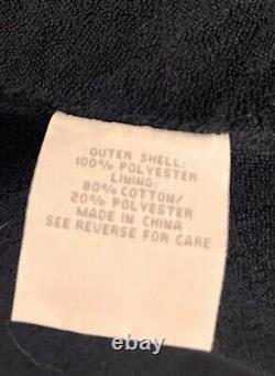 Vintage Cypress Hotel & Spa Bathrobe Spa Robe Lined Black OSFA