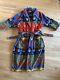 Vintage Cypress Juana Berner Aztec Southwestern Terry Cotton Robe Bathrobe