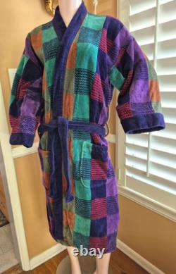 Vintage Men's Christian Dior Monsieur Terry Velour Bath Robe