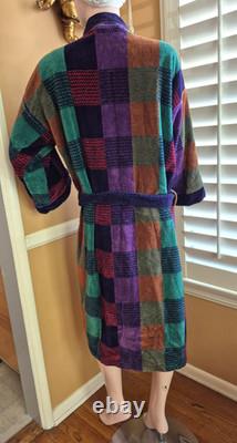 Vintage Men's Christian Dior Monsieur Terry Velour Bath Robe