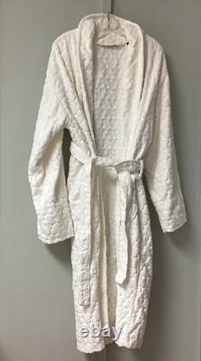 Vintage Mickey Inc. Disney Bath Robe Ivory Heavy Mickey Ears One Size Cotton