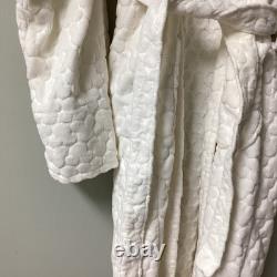 Vintage Mickey Inc. Disney Bath Robe Ivory Heavy Mickey Ears One Size Cotton