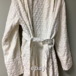 Vintage Mickey Inc. Disney Bath Robe Ivory Heavy Mickey Ears One Size Cotton