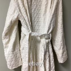 Vintage Mickey Inc. Disney Bath Robe Ivory Heavy Mickey Ears One Size Cotton