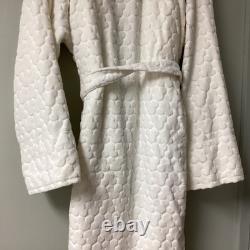 Vintage Mickey Inc. Disney Bath Robe Ivory Heavy Mickey Ears One Size Cotton