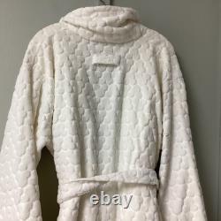 Vintage Mickey Inc. Disney Bath Robe Ivory Heavy Mickey Ears One Size Cotton