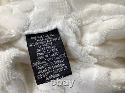 Vintage Mickey Inc. Disney Bath Robe Ivory Heavy Mickey Ears One Size Cotton