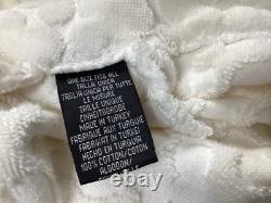 Vintage Mickey Inc. Disney Bath Robe Ivory Heavy Mickey Ears One Size Cotton