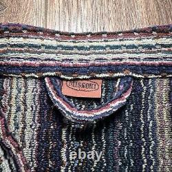Vintage Missoni Belted Bathrode Gown Unisex Cotton Multicolour Made In Italy