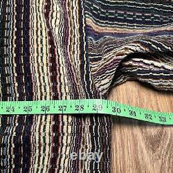 Vintage Missoni Belted Bathrode Gown Unisex Cotton Multicolour Made In Italy