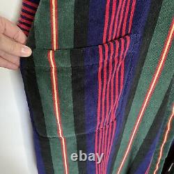Vintage NORM THOMPSON Robe TERRI-CLOTH Thick Cotton KING SIZE XL XXL Bathrobe