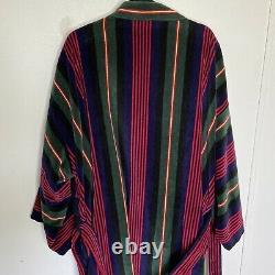 Vintage NORM THOMPSON Robe TERRI-CLOTH Thick Cotton KING SIZE XL XXL Bathrobe