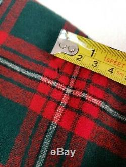 Vintage Pendleton Robe Plaid Wool Rare Tartan Red Green Size Medium