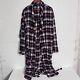 Vintage Polo Ralph Lauren Mens Bath Sleep Robe Size S/M Plaid Flannel Tie Around