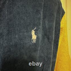 Vintage Polo Ralph Lauren Terrycloth Bathrobe ColorBlock one size