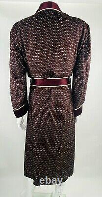 Vintage SULKA Bathrobe Dressing Gown 100% Silk with Belt & $1500 Price tag on! L