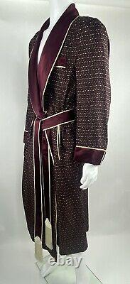 Vintage SULKA Bathrobe Dressing Gown 100% Silk with Belt & $1500 Price tag on! L