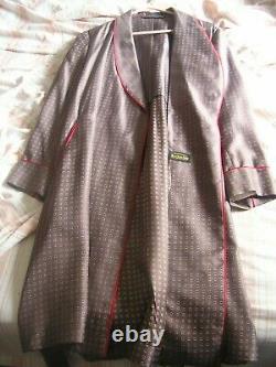 Vintage Sulka Mens Silk Bath Robe Excellent Condition Mens Large