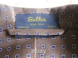 Vintage Sulka Mens Silk Bath Robe Excellent Condition Mens Large