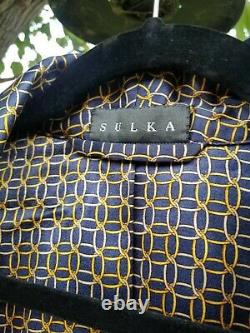 Vintage Sulka Mens Silk Bath Robe Mens Large