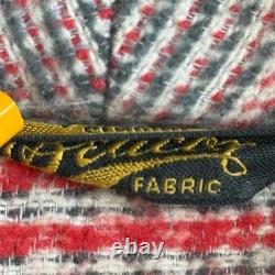 Vtg 30's Beacon Blanket BathRobe Cozy Soft Plaid Multicolor L UNISEX