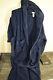 Vtg CHRISTIAN DIOR Bath Robe Thick Cotton Terry Tie Belt Pockets MENS O/S Blue