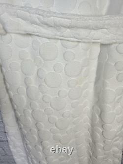 Vtg Disney Mickey Bath Robe Embossed Icon Terry Cloth Heavy One Size Cotton