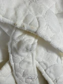 Vtg Disney Mickey Bath Robe Embossed Icon Terry Cloth Heavy One Size Cotton