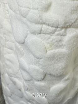 Vtg Disney Mickey Bath Robe Embossed Icon Terry Cloth Heavy One Size Cotton