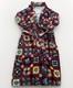 Vtg LL Bean Geometric Quilt Square Colorful Crazy Bath Robe Sz M