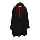 Wacko Maria Gown Coat Back Print Bathrobe Black/Red black K5C28