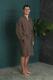 Waffle Weave Linen Men's Bathrobe An Exquisite Gift for Him