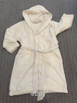 White Hooded Childs Luxury Hotel Bathrobe