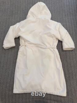 White Hooded Childs Luxury Hotel Bathrobe