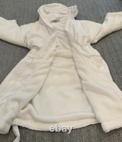 White Hooded Childs Luxury Hotel Bathrobe
