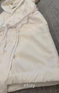 White Hooded Childs Luxury Hotel Bathrobe