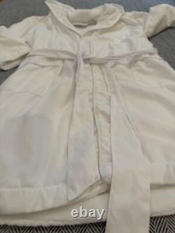 White Hooded Childs Luxury Hotel Bathrobe